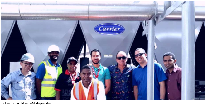 Airmaster instala el primer chiller 30XV de 250 TOP en República Dominicana