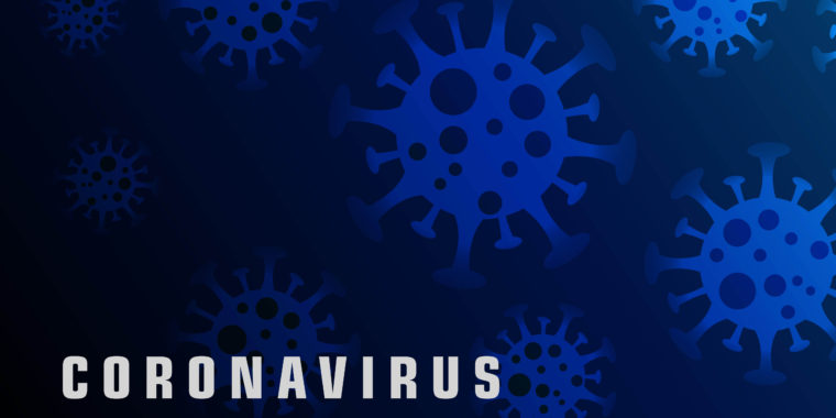 coronavirus ncov or covid-19 virus banner concept